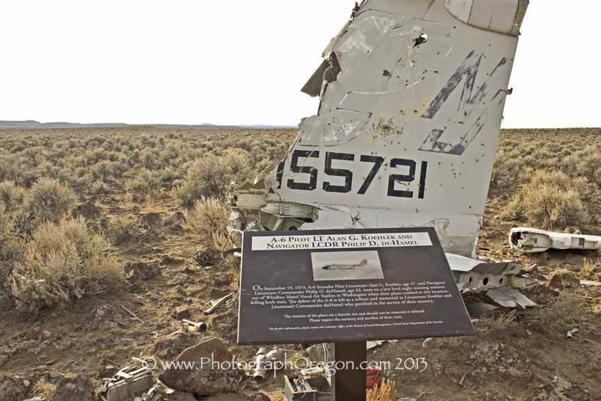 The second plane wreck in that area is the A6 Intruderwho's wreckage