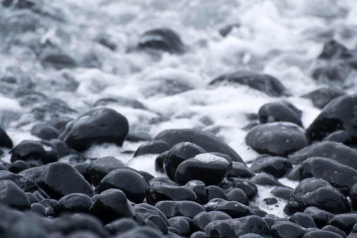 Oregon coast clapping rocks