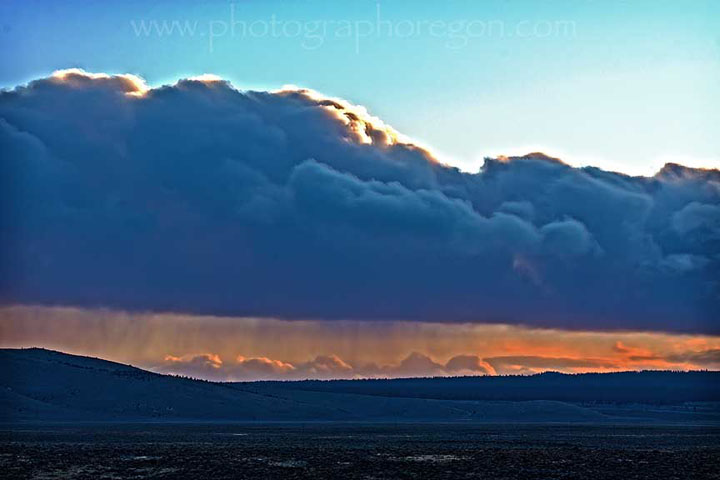 Millican Oregon sunset