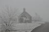 Old bakeoven schoolhouse in Shaniko