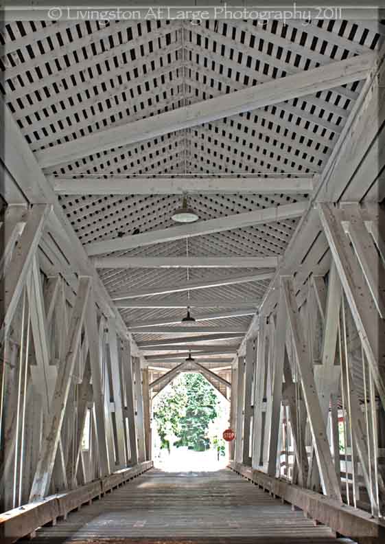 Oregon Covered Bridges-Westfir Interior